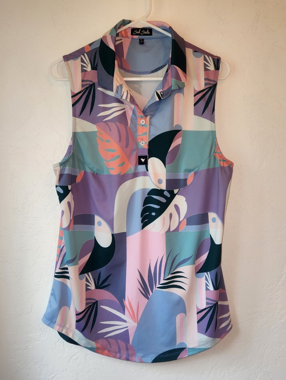 Bad Birdie Monstera Polo Tank
